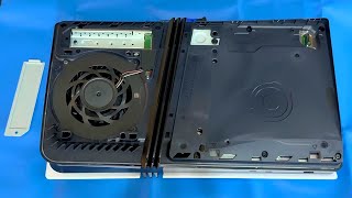 HOW TO REMOVE PS5 PRO PLATES INSTALL M2 SSD ADD DISC DRIVE amp LAY PS5 HORIZONTALLY [upl. by Yllet]