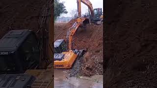 Excavatoer accident video shorts viral trending [upl. by Viking]