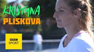 Wimbledon 2017 How to serve with Kristyna Pliskova  BBC Sport [upl. by Zane]