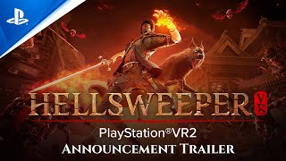 Hellsweeper VR  Announcement Trailer  PS VR2 Games [upl. by Imis]