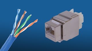 ConnecTec Cat Terminations Series Part 3  CAT6 Shielded Keystone Jack [upl. by Ateuqal]