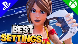 NEW Best Controller Settings  Sensitivity For OG Fortnite Chapter 2 PS4PS5XboxPC [upl. by Sheedy]