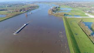 Hoogwater in De Liemers 9 januari 2018 [upl. by Namdor]