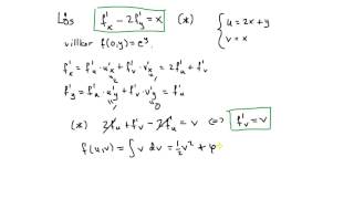 Differentialkalkyl flerdim del 8  kedjeregeln partiell differentialekvation [upl. by Acsecnarf]