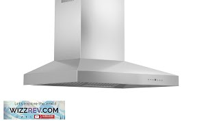 Wall Mount Range Hood in Stainless Steel 66730 ZLINE 30 in Review [upl. by Enoch]