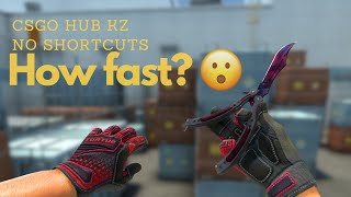 CSGO Hub KZ fast time with no shortcuts [upl. by Aneladdam]