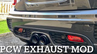 F56 Mini JCW Exhaust Sound PCW Exhaust Mod [upl. by Mac]