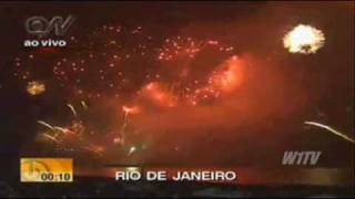 Virada do Ano 2010 Londres Rio de Janeiro São Paulo e Brasilia queima de fogos [upl. by Htrahddis]