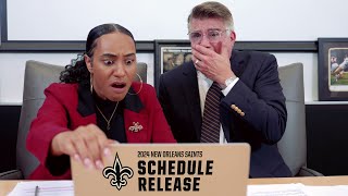 2024 New Orleans Saints Schedule Release Video [upl. by Milissent]