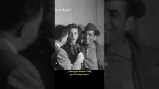 Humphrey Bogart and Lauren Bacall A Classic Hollywood Love Story  Youtube Short shorts [upl. by Idnir]