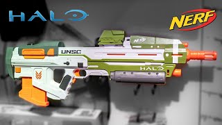 Nerf Halo MA40  Microshots  2020 Toy Fair PREVIEW [upl. by Niamreg]