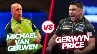 Michael van Gerwen VS Gerwyn Price  Clash of Darts Titans  World Matchplay 2022 Final Highlights [upl. by Ettenajna]