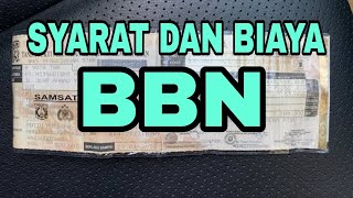 SYARAT DAN BIAYA BALIK NAMA KENDARAAN BERMOTOR ElangMautIndonesia [upl. by Taber211]