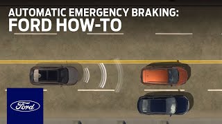 PreCollision Assist With Automatic Emergency Braking  Ford HowTo  Ford [upl. by Maccarthy519]