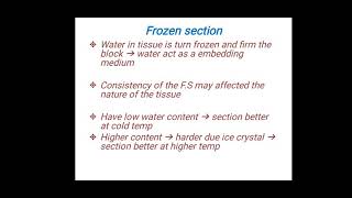 frozen section life science [upl. by Leiuqeze173]