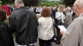 Cadeby Colliery Memorial Parade and Dedication 2 [upl. by Oivalf870]