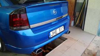 Opel Vectra OPC Z28NET straight stainless steel 3 exhaust [upl. by Lorry]