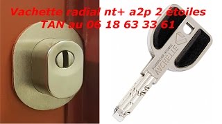 TUTO comment changer une serrure vachette trilock 5000  cylindre vachette radial nt a2p2 [upl. by Aynahs]