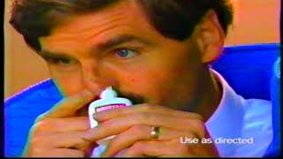 Dristan 12 hour nasal spray  tv commercial  1991 [upl. by Domenico169]