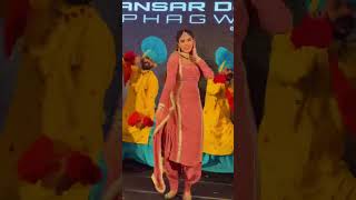 Girl in Purple SatinSilk Dance with Punjabi Song [upl. by Hcurab47]