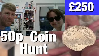 AMAZING Coins Going into Lady Ms Book 50p Coin Hunt [upl. by Jaime]