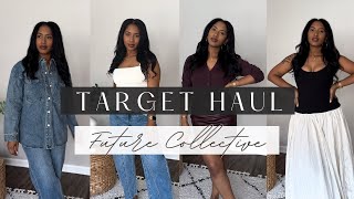 TARGET FUTURE COLLECTIVE HAUL  FALL FASHION 2024  TRYON HAUL [upl. by Xylina]