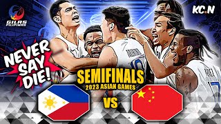 HEROIC 4TH QUARTER COMEBACK  Gilas Pilipinas vs China Highlights  Asian Games 2023 Basketball [upl. by Cassilda380]