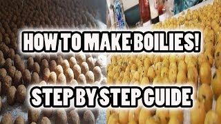 MAKING BOILIES IS EASY AND YOU CAN DO IT STEP BY STEP GUIDE TO CARP BOILIES [upl. by Tawsha579]