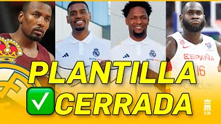 🏀🟢 PLANTILLA del REAL MADRID CERRADA  ÚLTIMA HORA FICHAJES y NOTICIAS [upl. by Motch378]