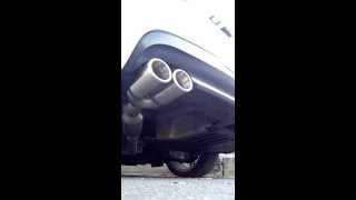 2011 bmw 328i muffler delete with added resonator [upl. by Elyrehc250]