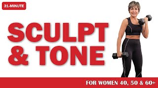 All Standing Arm Workout for Women Over 40 [upl. by Bodkin]