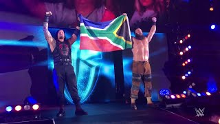 Roman Reigns Braun Strowman stand tall with South Africa [upl. by Hsiri]