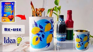 How do you reuse empty jar  Waste material reuse idea  Simple Waste jar reuse idea [upl. by Ennaitsirhc]