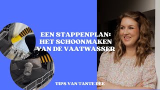 Een STAPPENPLAN voor het SCHOONMAKEN van de VAATWASSER [upl. by Irtimid]