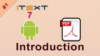 How to Create Android PDF using iText 7 library itext android tutorial [upl. by Alebasi]