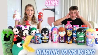 Reacting to SIS vs BRO slime [upl. by Anne]