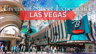 Fremont Street Experience  Afternoon  THE PLACE HUNTER [upl. by Neu458]