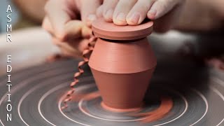 Trimming Miniature Pottery Jars — ASMR Edition [upl. by Terzas]