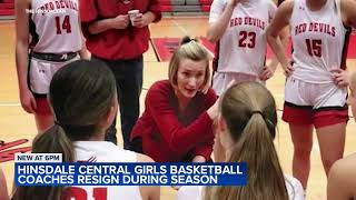 Hinsdale high school girls basketball coaches suddenly resign during season team stunned [upl. by Okuy]