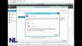 How to Uninstall Certificate Authority Role in Windows Server 2012 R2 [upl. by Ethe830]