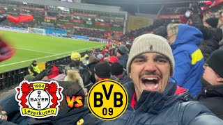 Heftige Stimmung 🔥 im Topspiel ⚫️🔴  Bayer Leverkusen vs Borussia Dortmund  Stadionvlog [upl. by Loleta]