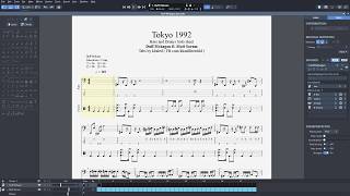 Guitar Pro 7 Duff Mckagan Solo Lesson ft Matt Sorum bass amp drums Solo Tokyo 1992 Tabs by Khaled [upl. by Prima]