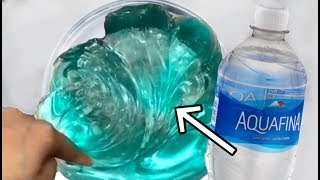 1 INGREDIENT SLIME 💧 ❓ WATER  slime [upl. by Atteoj585]