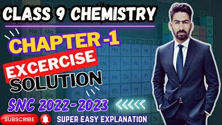 9th Class Chemistry Chapter 1 Excercise Solution  Class 9 Chemistry  9th Class Chemistry [upl. by Huston]