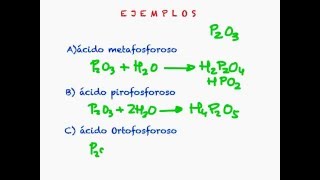 oxoacidos grupo del fósforo  meta piro orto [upl. by Eldwin]