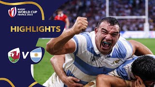 Sanchez seals stunning comeback  Wales v Argentina  Rugby World Cup 2023 Highlights [upl. by Noret]