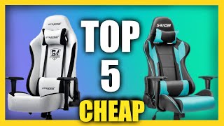 Best Cheap Gaming Chairs 2024  Top 5  Budget Friendly [upl. by Fidellia]