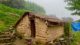 Most Beautiful And Relaxing Nepali Mountain Village Life in Rainy Time । Jiree Village Barekot Nepal [upl. by Leugimsiul]