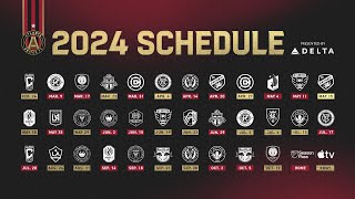 NOW BOARDING FOR 2024  Atlanta United 2024 MLS Schedule Release presented by Delta [upl. by Syst]