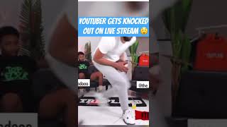 YouTuber Gets Knocked Out On Live Stream funny ufc boxing mayweather tankdavis viralvideo [upl. by Outhe]